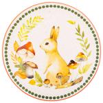 Bona Di Hare in Meadow Ceramic Plate 25.6cm