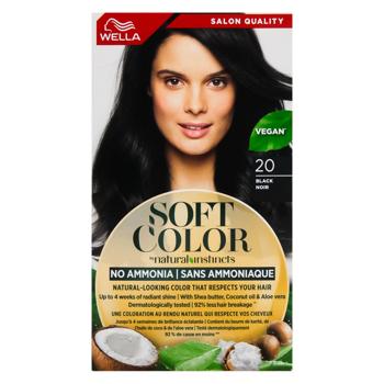 Wella Soft Color Black Hair Dye 20 - buy, prices for NOVUS - photo 2