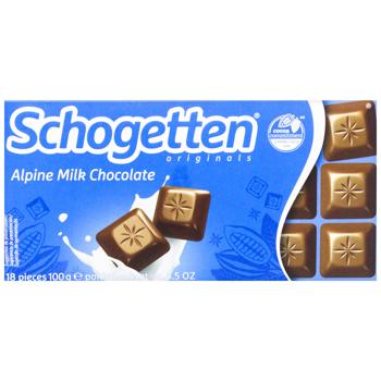 Schogetten Alpine Milk Chocolate 100g