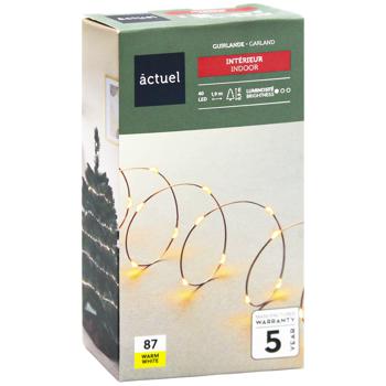 Гірлянда Actuel 40LED жовта на батарейках 1,95м - купити, ціни на Auchan - фото 3