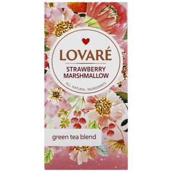 Lovare Strawberry Marshmallow Green Tea 1.5g*24pcs - buy, prices for - photo 2