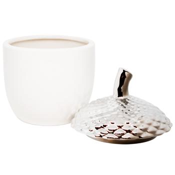 Bona Di Acorn Jar 800ml White with Silver - buy, prices for - photo 2