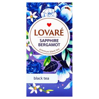 Чай чорний Lovare Sapphire Bergamot 2г*24шт - купити, ціни на КОСМОС - фото 2