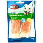 Trixie Denta Fun Chicken Bone Dog Snack for Cleaning Teeth 2pcs 11cm 120g