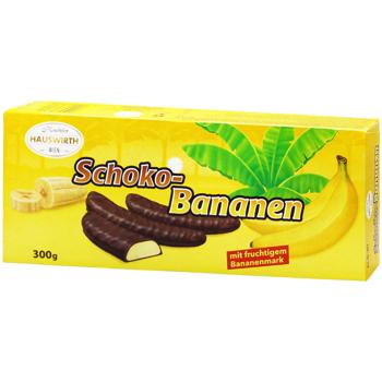 Цукерки Hauswirth банан в шоколаді 300г - купити, ціни на Auchan - фото 1