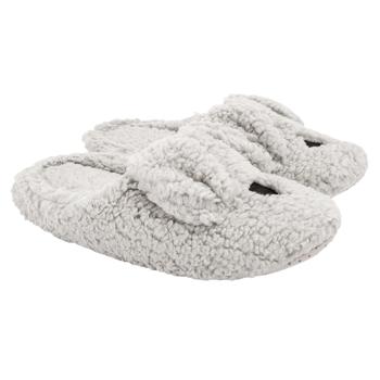 Капці домашні жіночі HS-LUX напiвчешки ANIMALS dog сірий р.36-37 Twins, пара - buy, prices for Ideal - photo 2