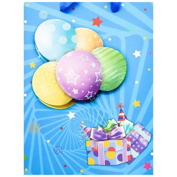 Пакет подарочный бумажный 17,5*23,5*8см - купить, цены на Таврия В - фото 4