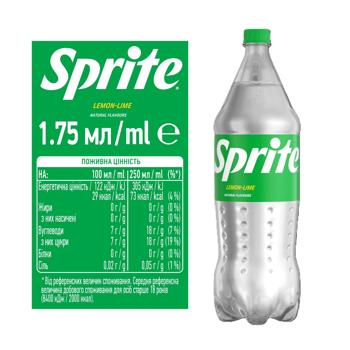 Напиток газированный Sprite 1,75л - купить, цены на Торба - фото 2