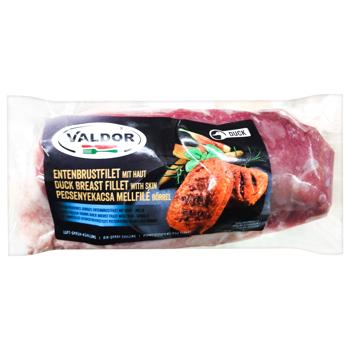 Valdor Frozen Duck Breast Fillet Skin on 220g x 2pcs