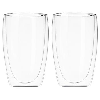 Ardesto AR2640BGR Fresh Double-walled Glass 400ml 2pcs - buy, prices for Vostorg - photo 1