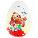 Яйцо шоколадное Monzhar Zoo Planet с сюрпризом 25г