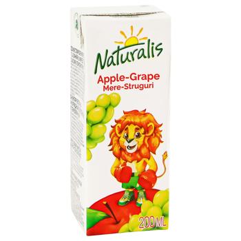 Нектар Naturalis Яблочно-виноградный 200мл - купить, цены на Auchan - фото 3