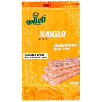 Galleti Yeast & Sugar Free Wheat-Oatmeal Crispbread - buy, prices for Za Raz - photo 1