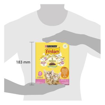 Friskies Junior Dry Feed with Chicken, Turkey and Vegetables for Kittens 300g - buy, prices for Ideal - photo 2