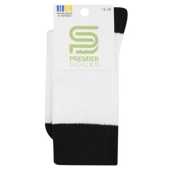 Носки Premier Socks детские высокие с контрастным бортом р.16-22 - купить, цены на NOVUS - фото 1