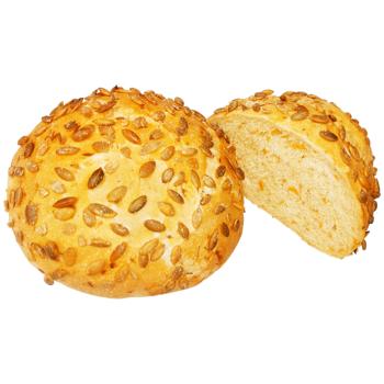 Хлеб Auchan тыквенный с чесноком на закваске - купить, цены на Auchan - фото 1