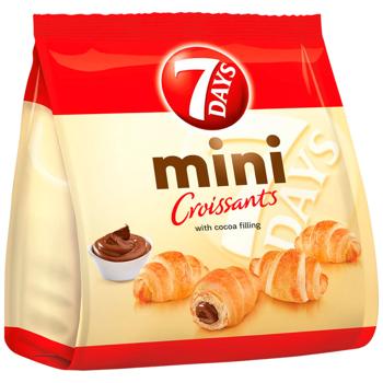 Круасани 7 Days міні з какао начинкою 185г