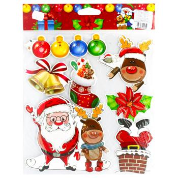 New Year's Sticker in Assortment - buy, prices for MegaMarket - photo 2