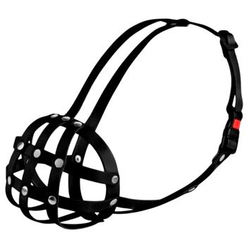Barksi біотановий намордник для собак М - чорний - купить, цены на MasterZoo - фото 1