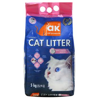 Наповнювач бентонітовий Akcat Products Cat 5кг - купити, ціни на МегаМаркет - фото 1