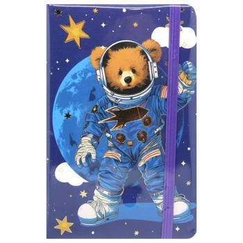 Книжка записна Zibi Bear синя А6 80 аркушів