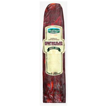 Zakarpatski Kovbasy Original Raw-Smoked Sausage - buy, prices for Supermarket "Kharkiv" - photo 1