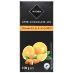Rioba Orange and Almonds Dark Chocolate 57% 100g