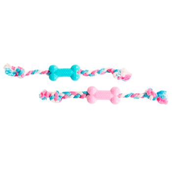 Duvo+ Bone with Ropes Toy for Puppy 35cm Color in Assortment - buy, prices for MasterZoo - photo 1