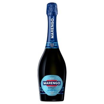 Вино игристое Marengo Brut Bianco белое 10-13,5% 0,75л - купить, цены на Auchan - фото 1