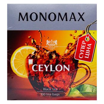 Monomax Ceylon Black Tea 1.5g*100pcs - buy, prices for Tavria V - photo 2