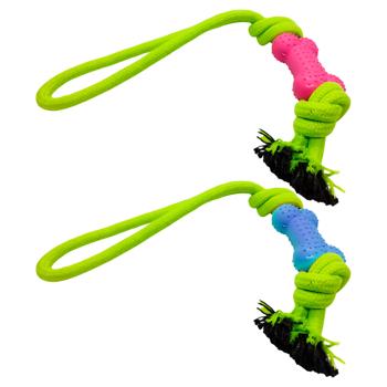 Bone with Rope Toy for Dogs 35cm - buy, prices for Tavria V - photo 1