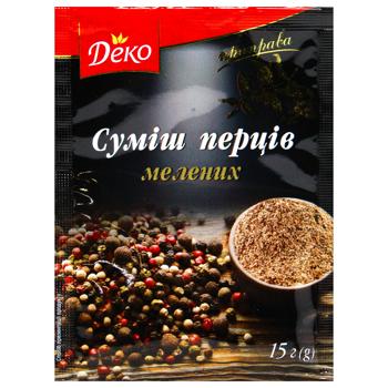 Deko Mixture of Ground Peppers 15g - buy, prices for Chudo Market - photo 1