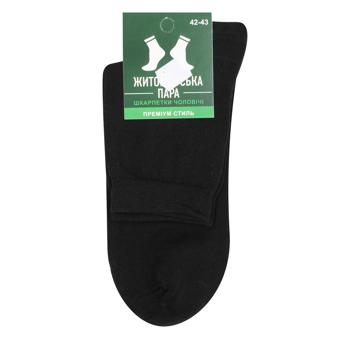 Zhytomyrska Para Men's Black Socks 42-43s - buy, prices for MegaMarket - photo 1