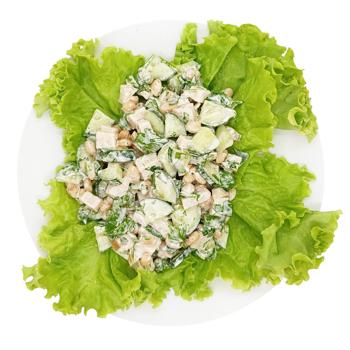 Salad with smoked chicken, beans, fresh cucumber - buy, prices for - photo 2