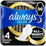 Прокладки гігієнічні Always Ultra Secure Night 36шт