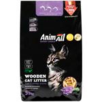 Наповнювач гігієнічний AnimAll універсальний деревинний з ароматом лаванди 5,3кг