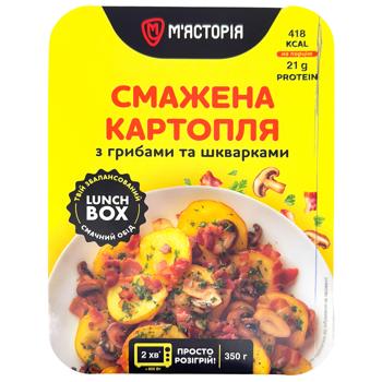 Myastoriy Fried Potatoes with Mushrooms and Cracklings 350g - buy, prices for COSMOS - photo 1