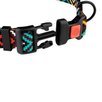 Barksi BronzeDog Urban Гуцульский нейлоновий нашийник для собак S - різнокольоровий - купити, ціни на MasterZoo - фото 5