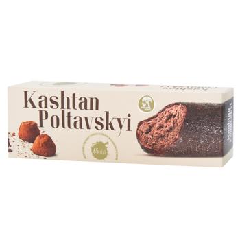 Rud Chestnut Poltava Ice Cream with Cocoa in Glaze with Truffle Flavor 65g - buy, prices for Auchan - photo 1