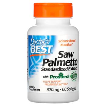 Doctor's Best Saw Palmetto 320mg 60 softgels