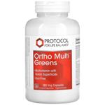 Мультивитамины, минералы и суперфуд Protocol for Life Balance Ortho Multi Greens 180 капсул