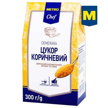 Сахар Metro Chef Demerara коричневый 300г - купить, цены на  - фото 1