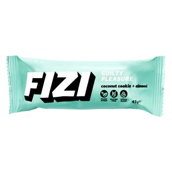 Fizi Coconut Cookie + Almond in Chocolate Glaze Bar 45g