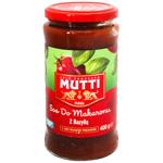 Соус томатный Mutti с базиликом 400г