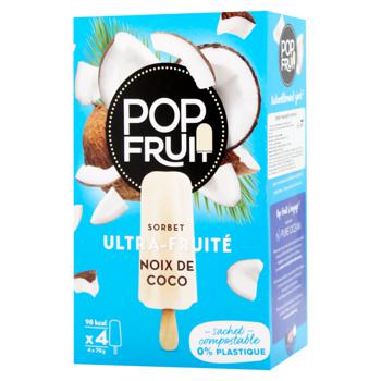 Pop Fruit Coconut Sorbet 4pcs x 70g