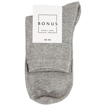 Bonus Women's Demi Socks 3541 s.23-25 Light Grey
