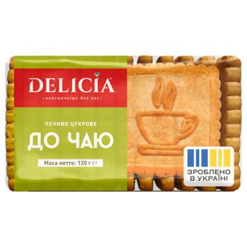 Delicia For Tea Sugar Cookies 120g - buy, prices for Ideal - photo 1