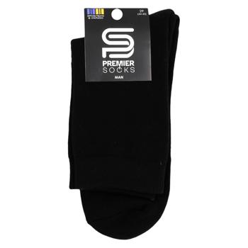 Носки Premier Socks Премиум мужские классические махровые р.25, 27, 29 черный/серый/синий - купить, цены на - фото 1