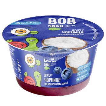 Bob Snail Blueberry Dessert with Coconut Cream 180g - buy, prices for WINETIME - photo 1
