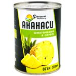 Domashni Produkty Pieces Pineapples in Syrup 580ml